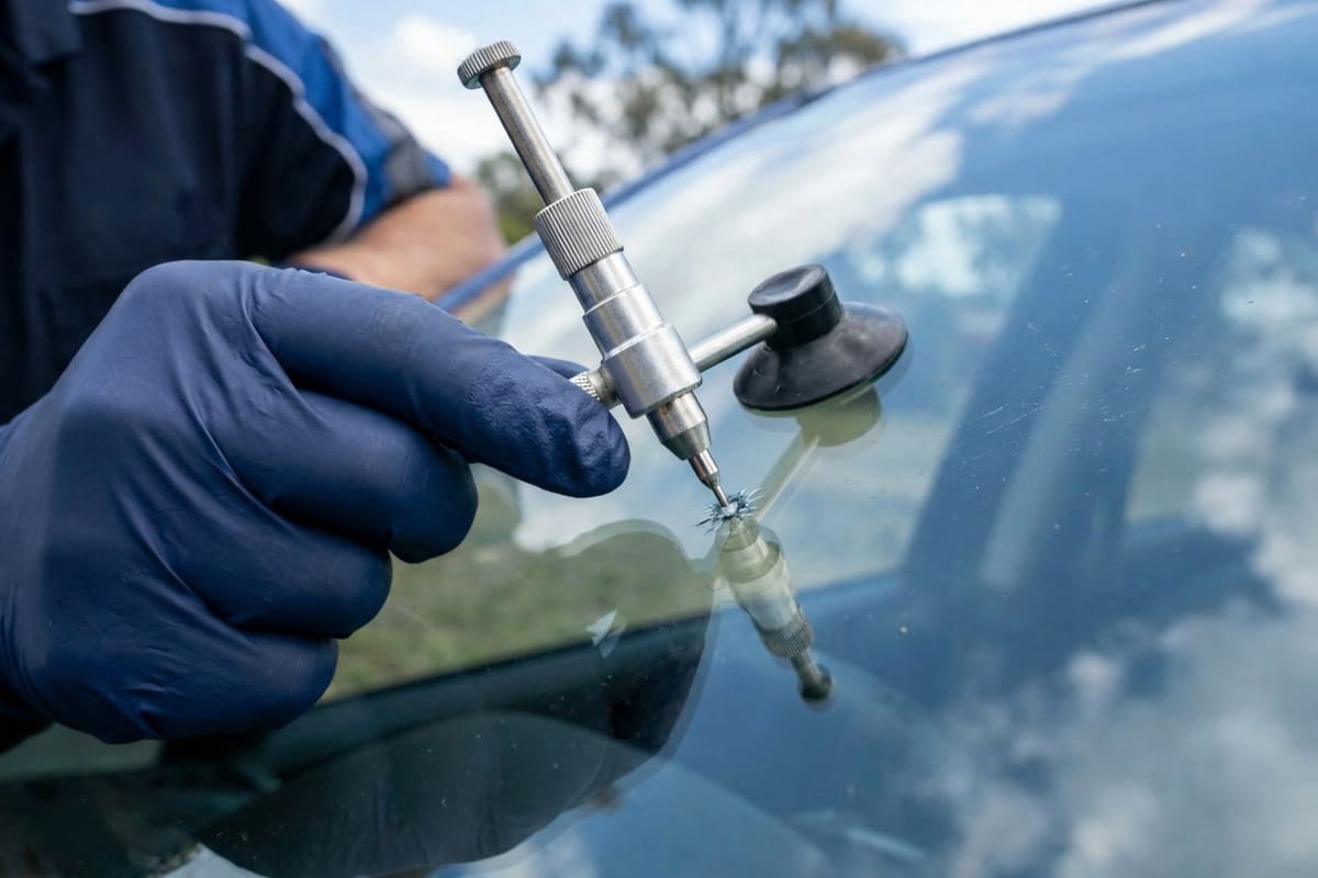 Windshield chip repair